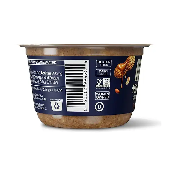 MUSH Protein Peanut Butter Overnight Oats 5.5 oz. 5