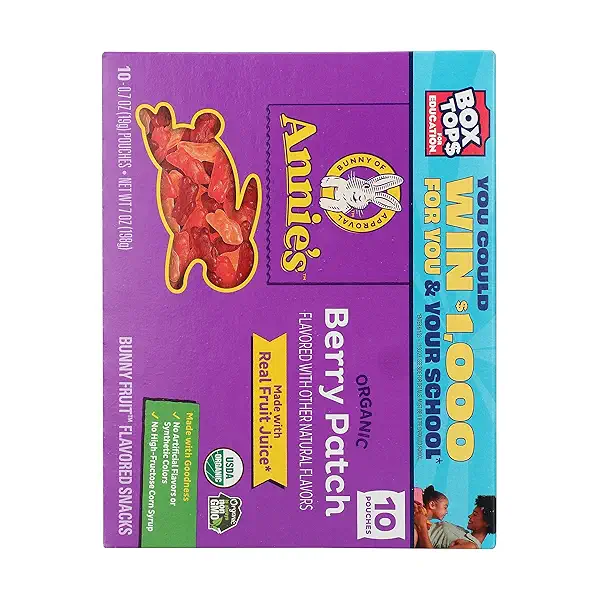Annie's™ Organic Berry Patch Bunny Fruit™ Flavored Snacks, 0.7 oz 7