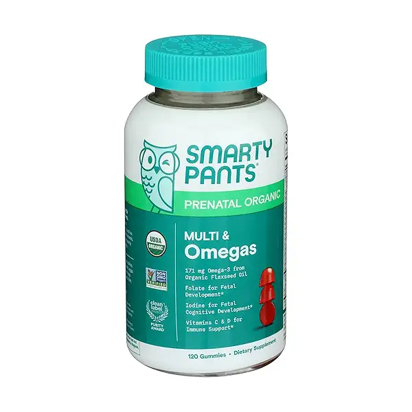 Organic Complete Prenatal Gummies, 120 vegetarian gummies 2