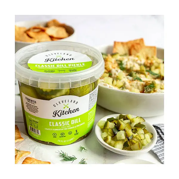 Classic Dill Pickle Chips, 24oz 4