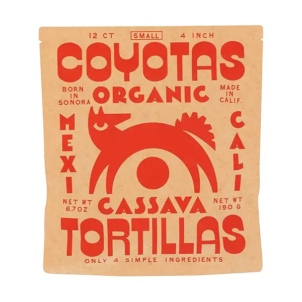 Cassava Tortillas 12 Count, 4 oz 1