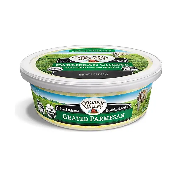Organic Grated Parmesan Cheese, 4 oz 1