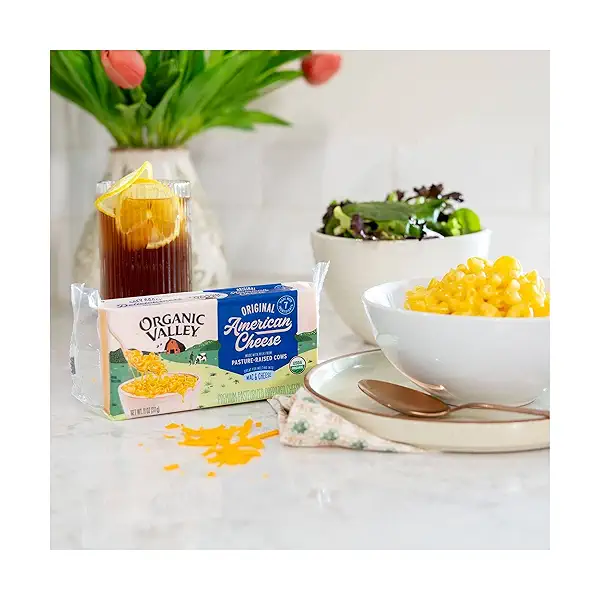 Organic American Cheese Block, 11 oz 2