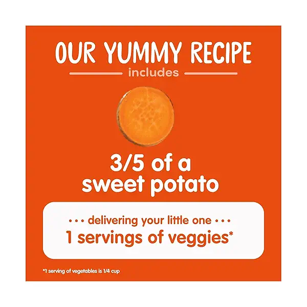 Organics Clearly Crafted Stage 1 Sweet Potatoes Jar 4 oz UNIT 8