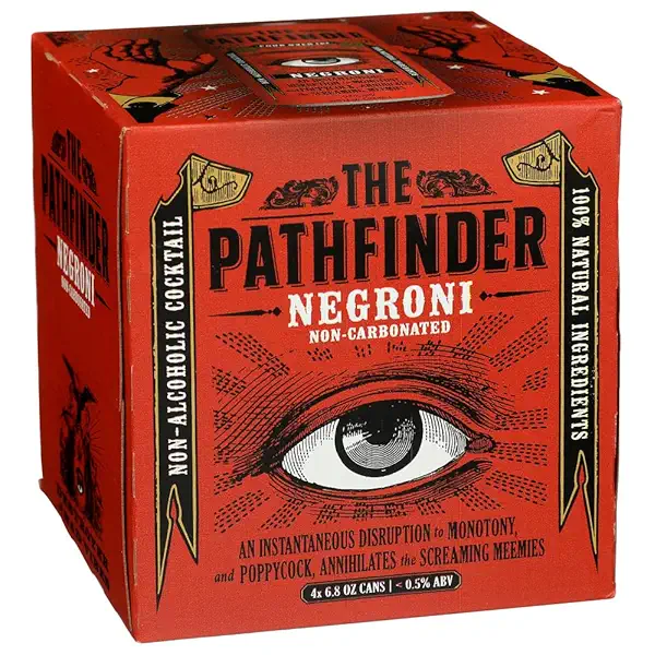 Non-Alcoholic Negroni Cocktail 4pk, 6.8 FZ 3