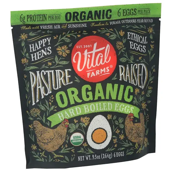 Organic Pasture Raised Hard Boiled Eggs, 9.3 OZ 2