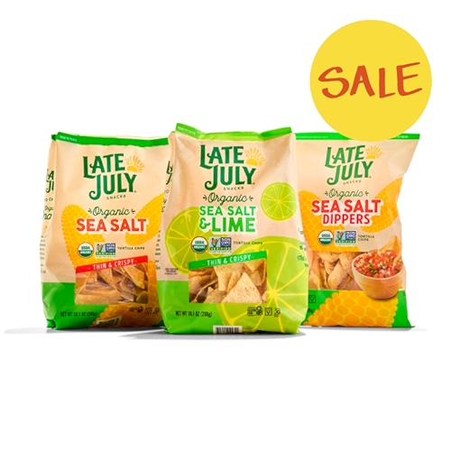2 for $8 Late July Tortilla Chips and Salsas with Prime
