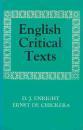 English Critical Texts: 16th to 20th Centuries