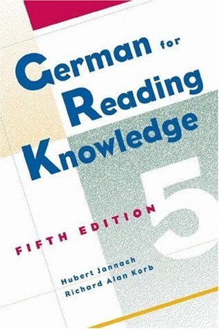 German for Reading Knowledge by Hubert Jannach | Goodreads
