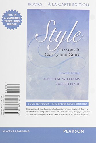 Style: Lessons in Clarity and Grace [with eText + MyWritingLab