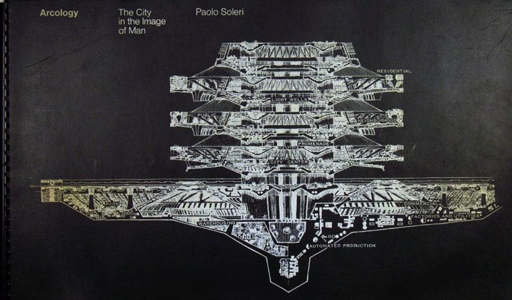 アート・デザイン・音楽 The Arcology of Paolo Soleri Arcology: The City in the Image of Man by Paolo Soleri