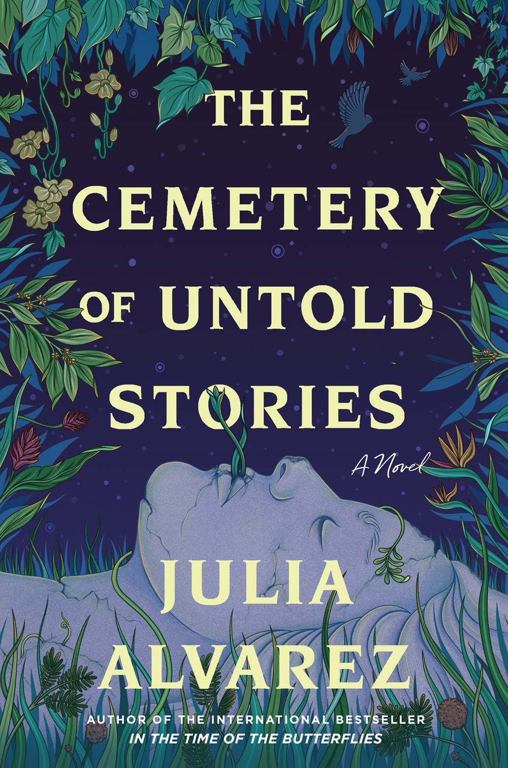 The Cemetery of Untold Stories book cover with link to Goodreads description page