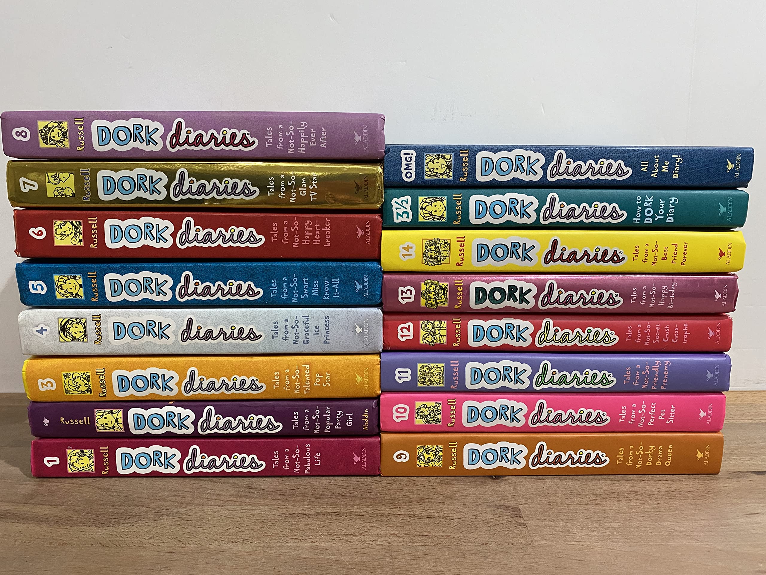 Dork Diaries By Rachel Renee Russell 16 Books Collection Set by Dork Diaries By Rachel Renee Russell 16 Books Collection Set by