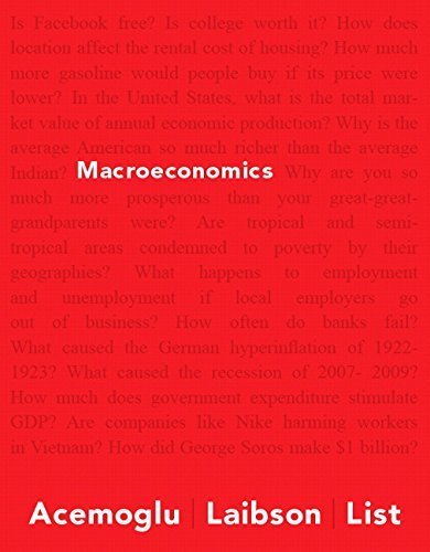 Macroeconomics (Pearson Series in Economics) by Acemoglu