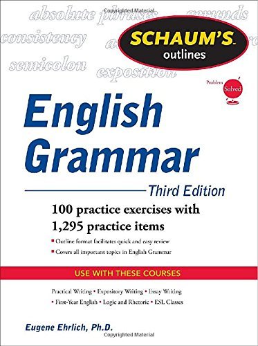 Schaum's Outline of English Grammar, 3rd Edition