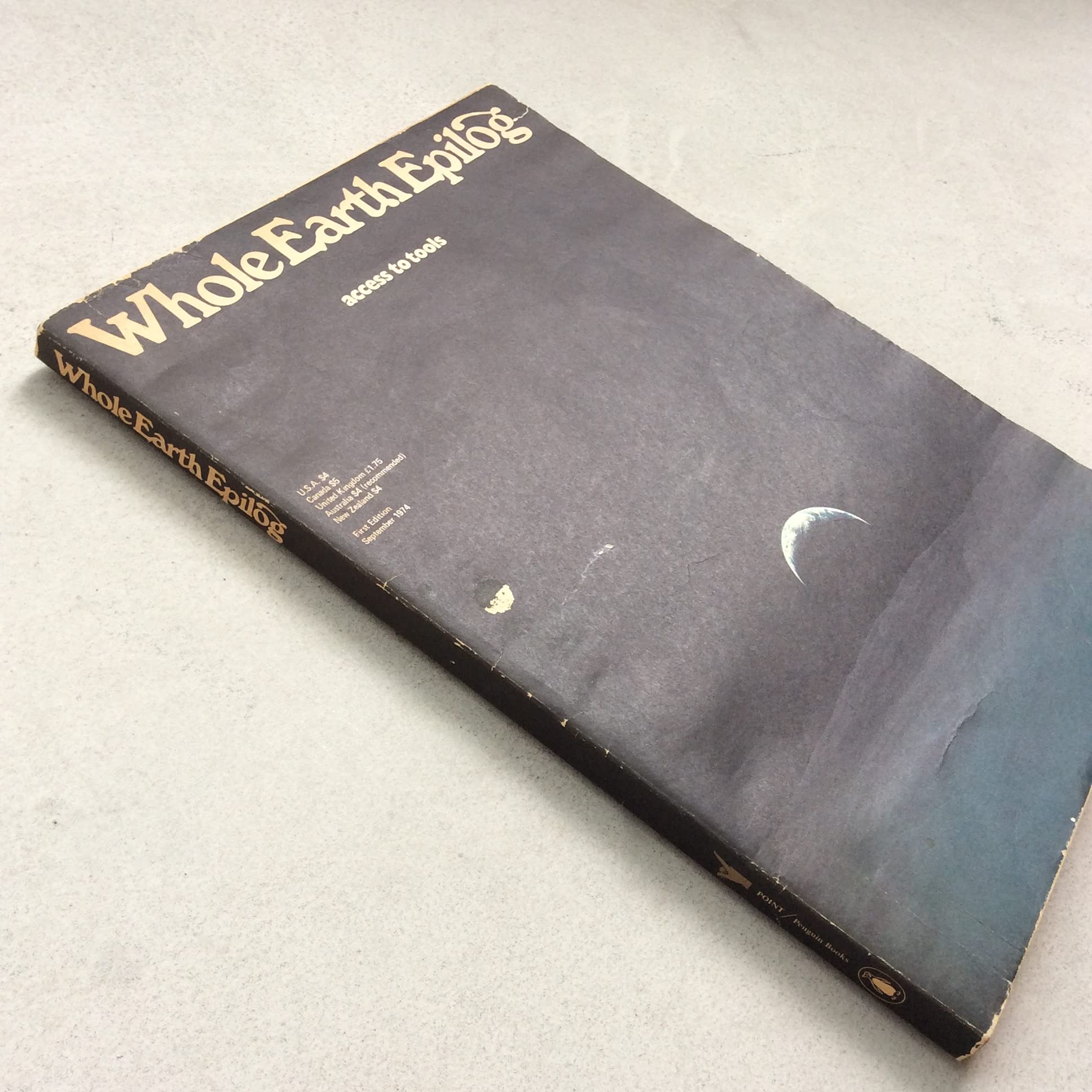 ハードカバー版Whole Earth Epilog 初版 1974 Whole Earth Epilog by Stewart Brand | Goodreads