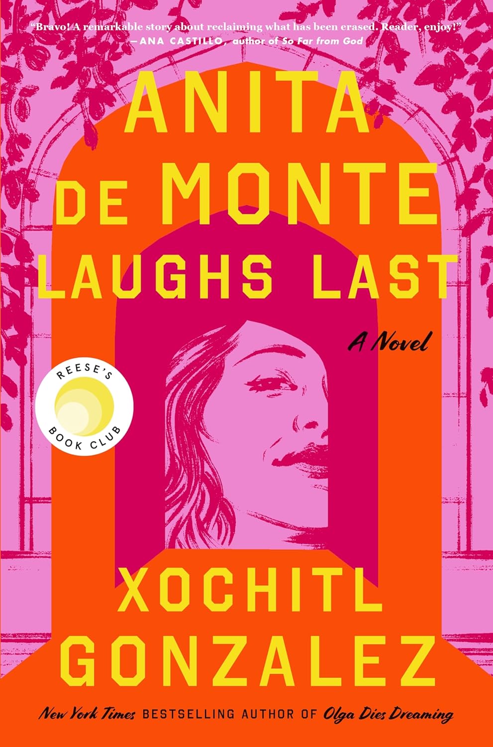 Anita de Monte Laughs Last book cover with link to Goodreads description page