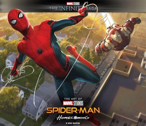 book cover of movie art book The Art of Marvel Studios: Spider-Man Homecoming by Eleni Roussos