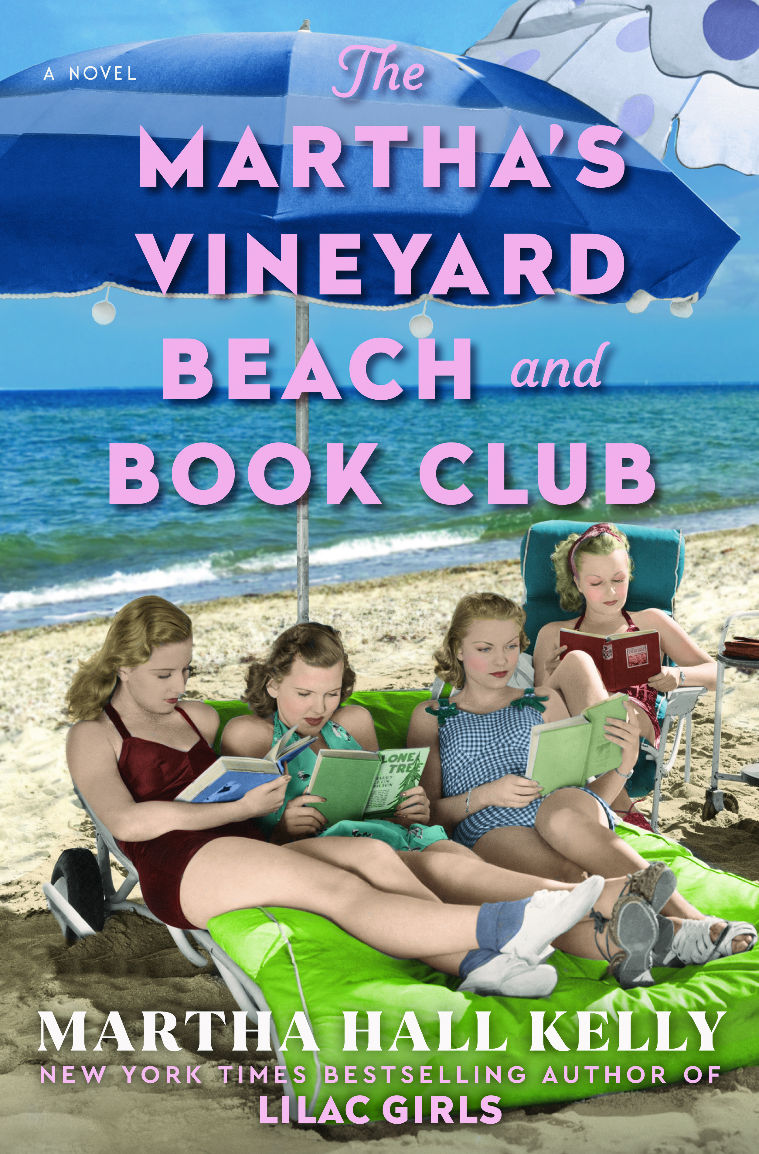 book cover of historical fiction novel The Martha's Vineyards Beach and Book Club by Martha Hall Kelly