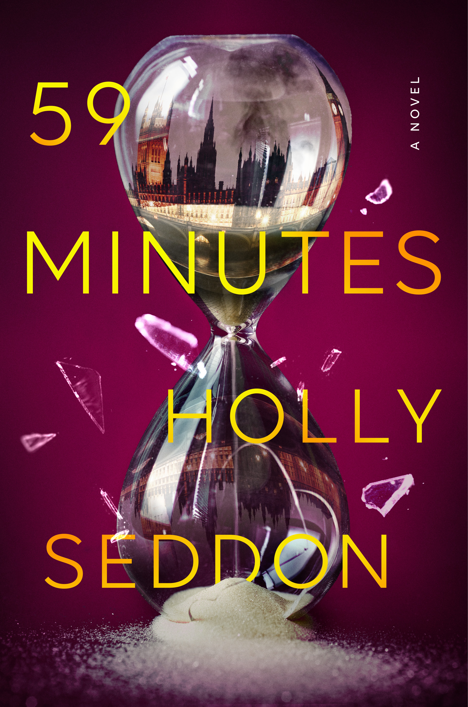 book cover of thriller novel 59 Minutes by Holly Seddon