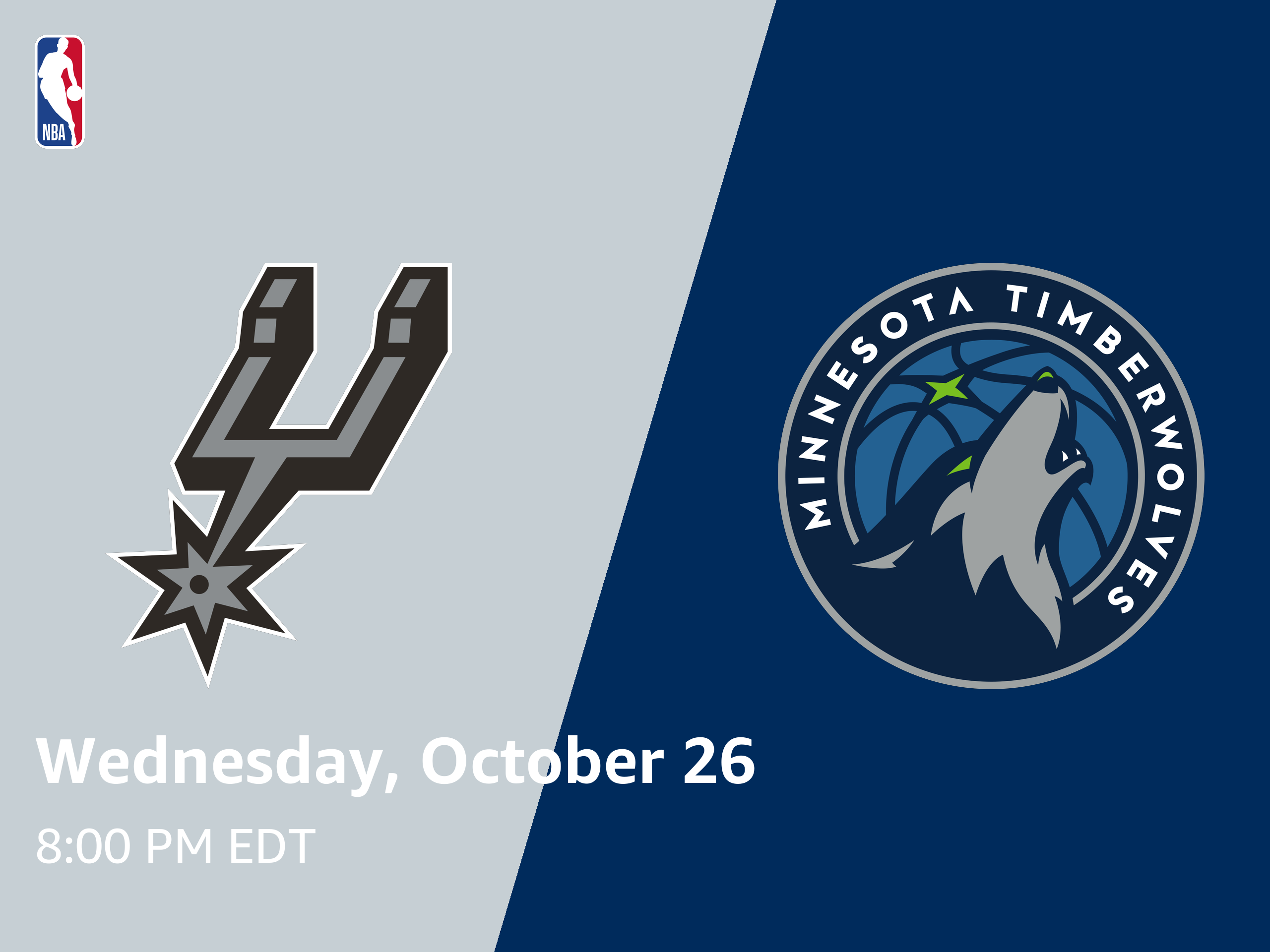 Prime Video San Antonio Spurs at Minnesota Timberwolves
