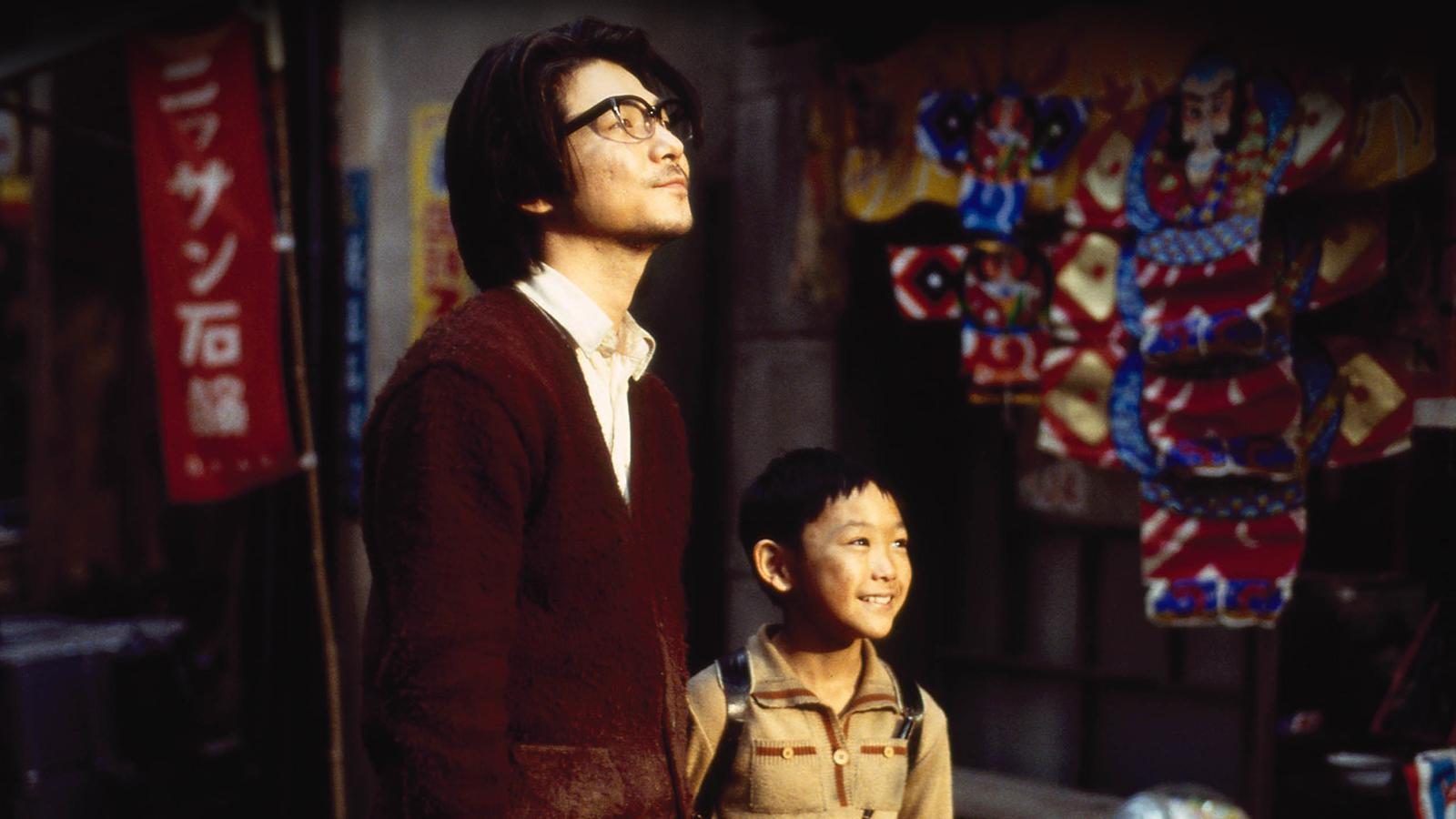 あかし 三丁目の夕日 500ml 63%★ 郷愁誘う不朽の名作『三丁目の夕日』ラベルの「あかし3年