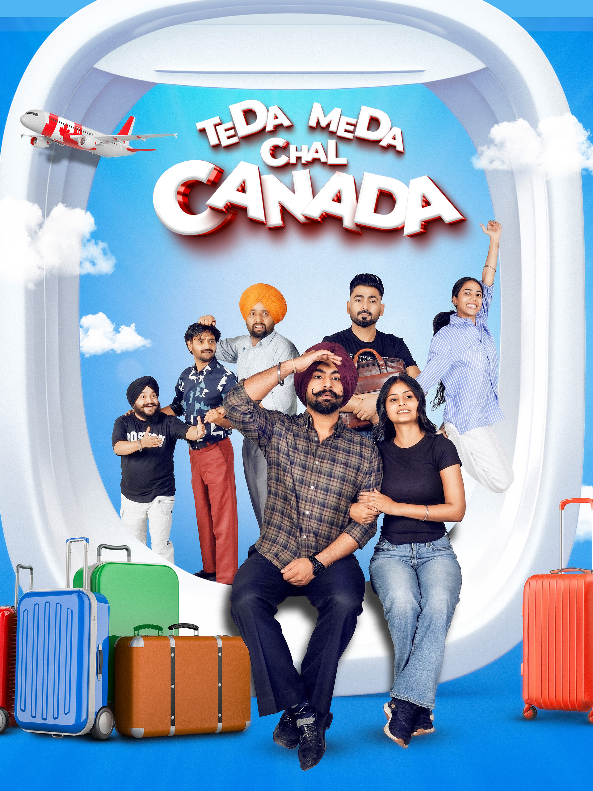 Teda Meda Chal Canada 2025 WEB-DL New Punjabi Full Movie Download moviespik.com