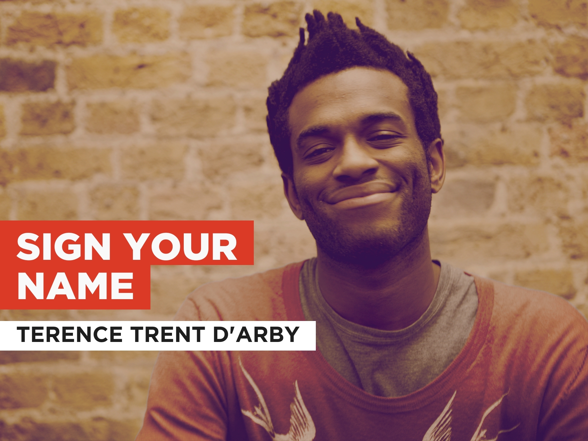 Prime Video Sign Your Name al estilo de Terence Trent D'Arby