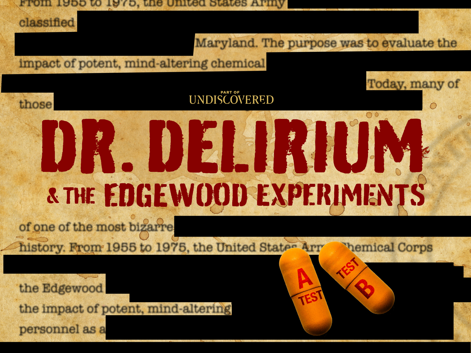 Prime Video Dr. Delirium and The Edgewood Experiments Season 1