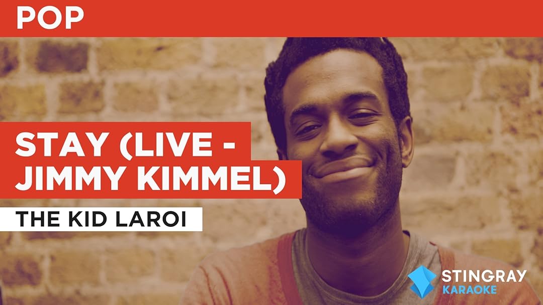 Stay (live - Jimmy Kimmel) in the Style of The Kid LAROI