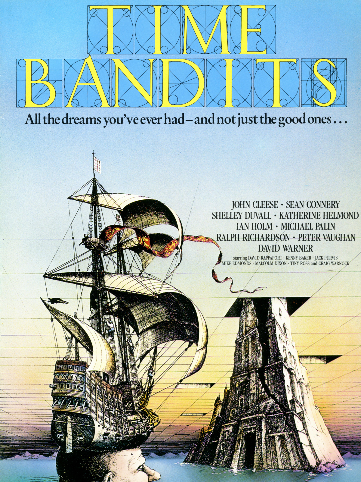 バンデットQ TIME BANDITS USオリジナル映画ポスター Amazon.com: Time Bandits Movie Poster (11 x 17): Posters