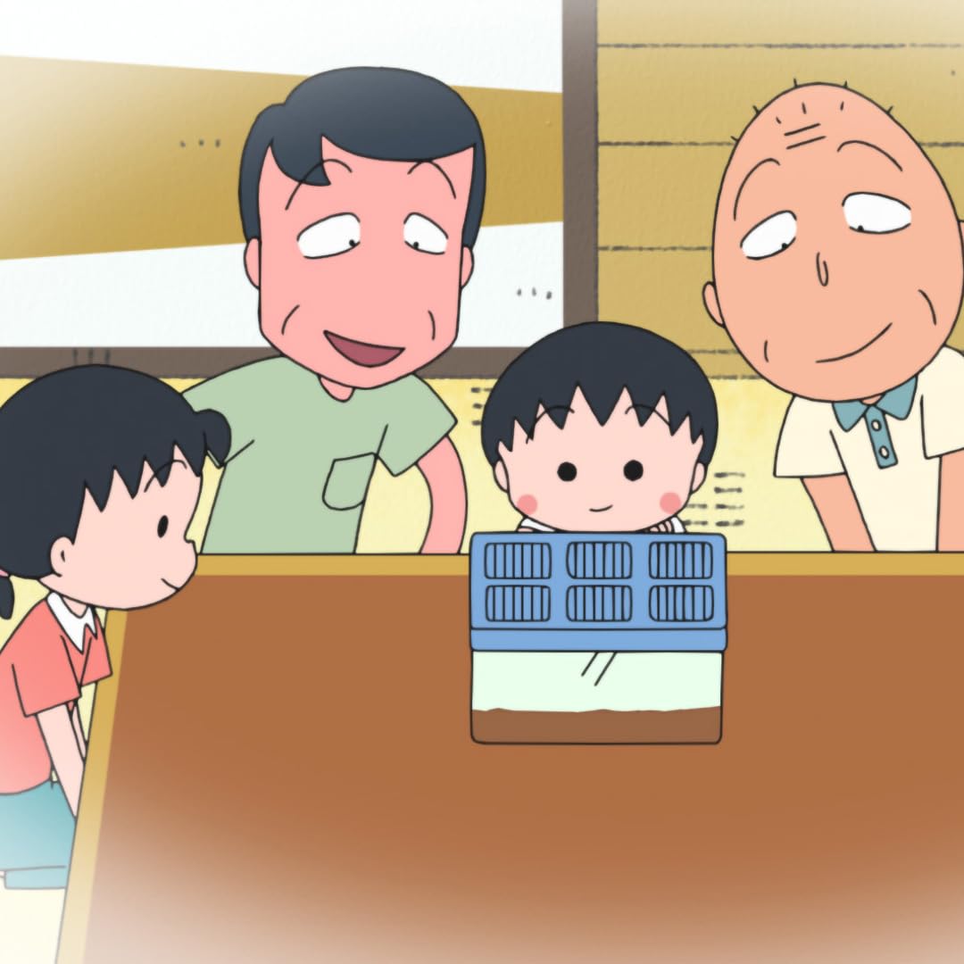 ちびまる子ちゃん さくら さきこ,さくら ひろし,さくら ももこ（まる子）,さくら 友蔵（さくら ともぞう） iPad壁紙画像