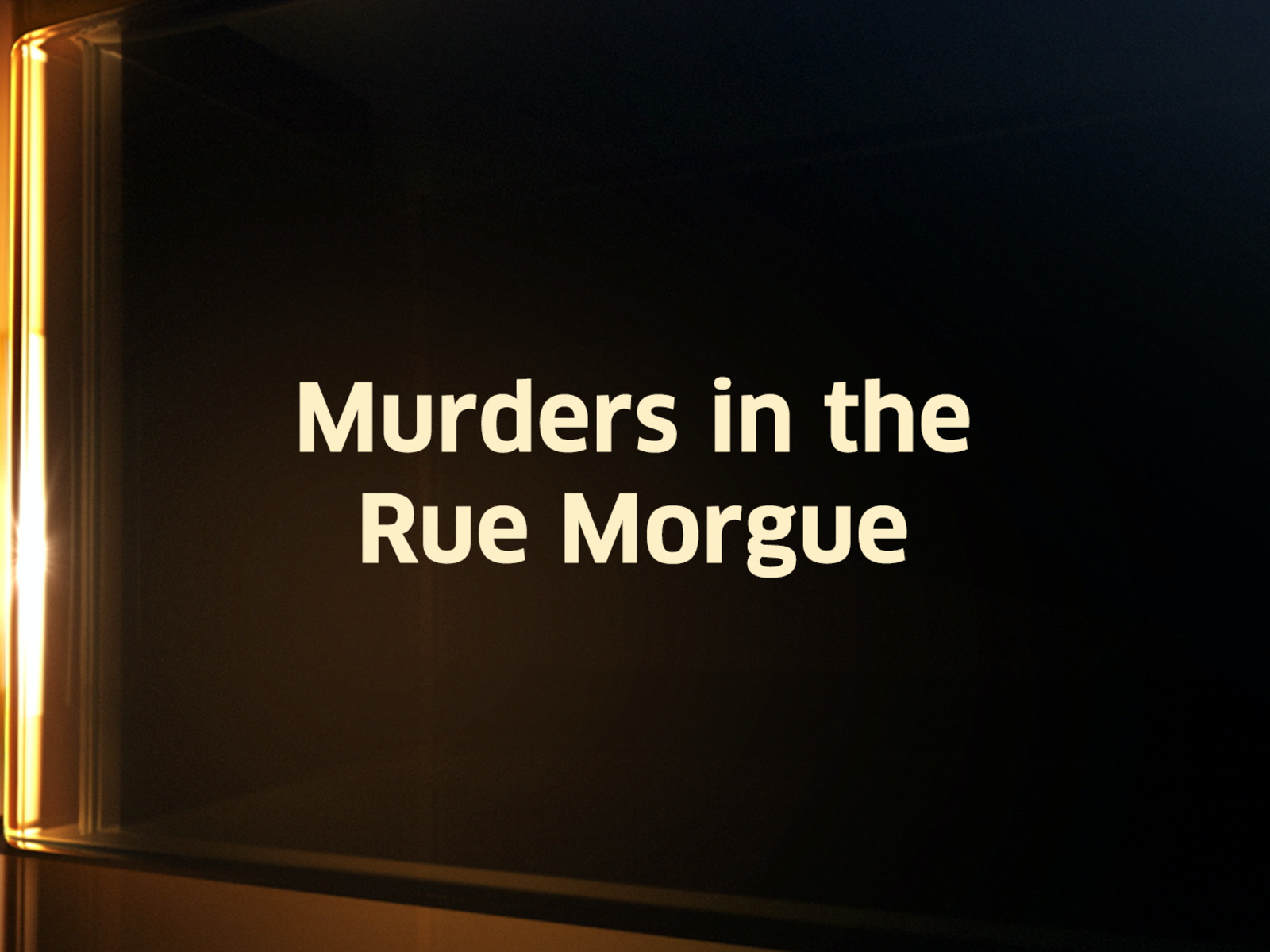 Prime Video Murders in the Rue