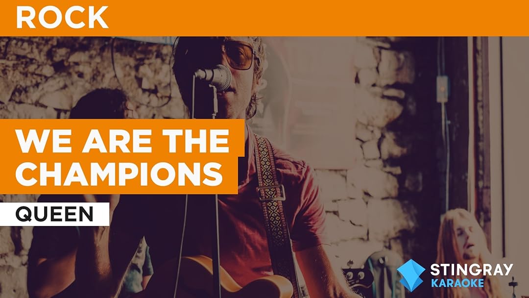 We Are The Champions in the Style of Queen