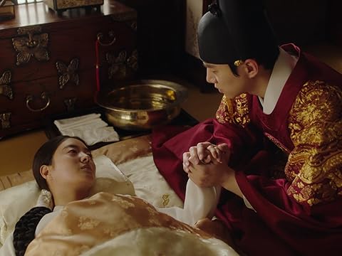 赤い袖先