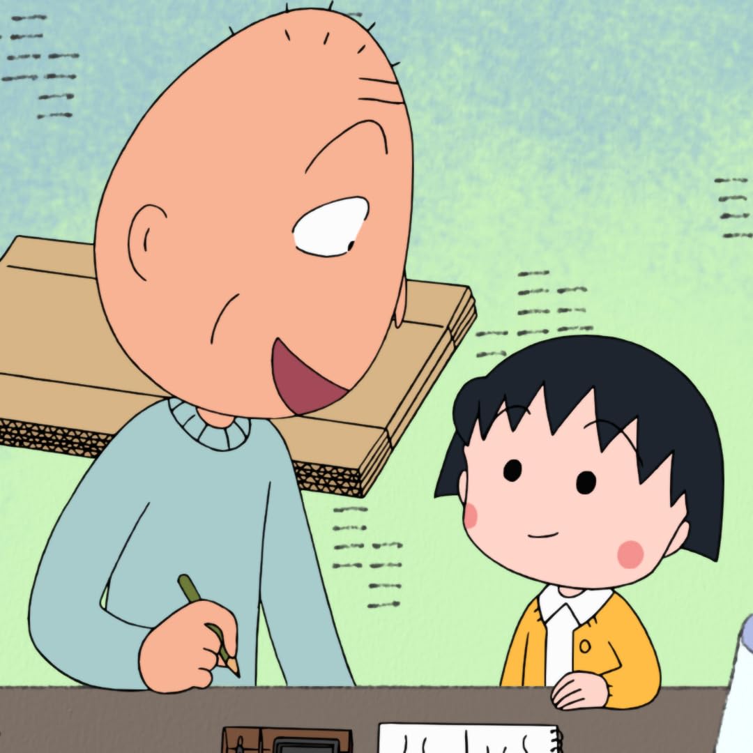 ちびまる子ちゃん さくら 友蔵（さくら ともぞう）,さくら ももこ（まる子） iPad壁紙画像