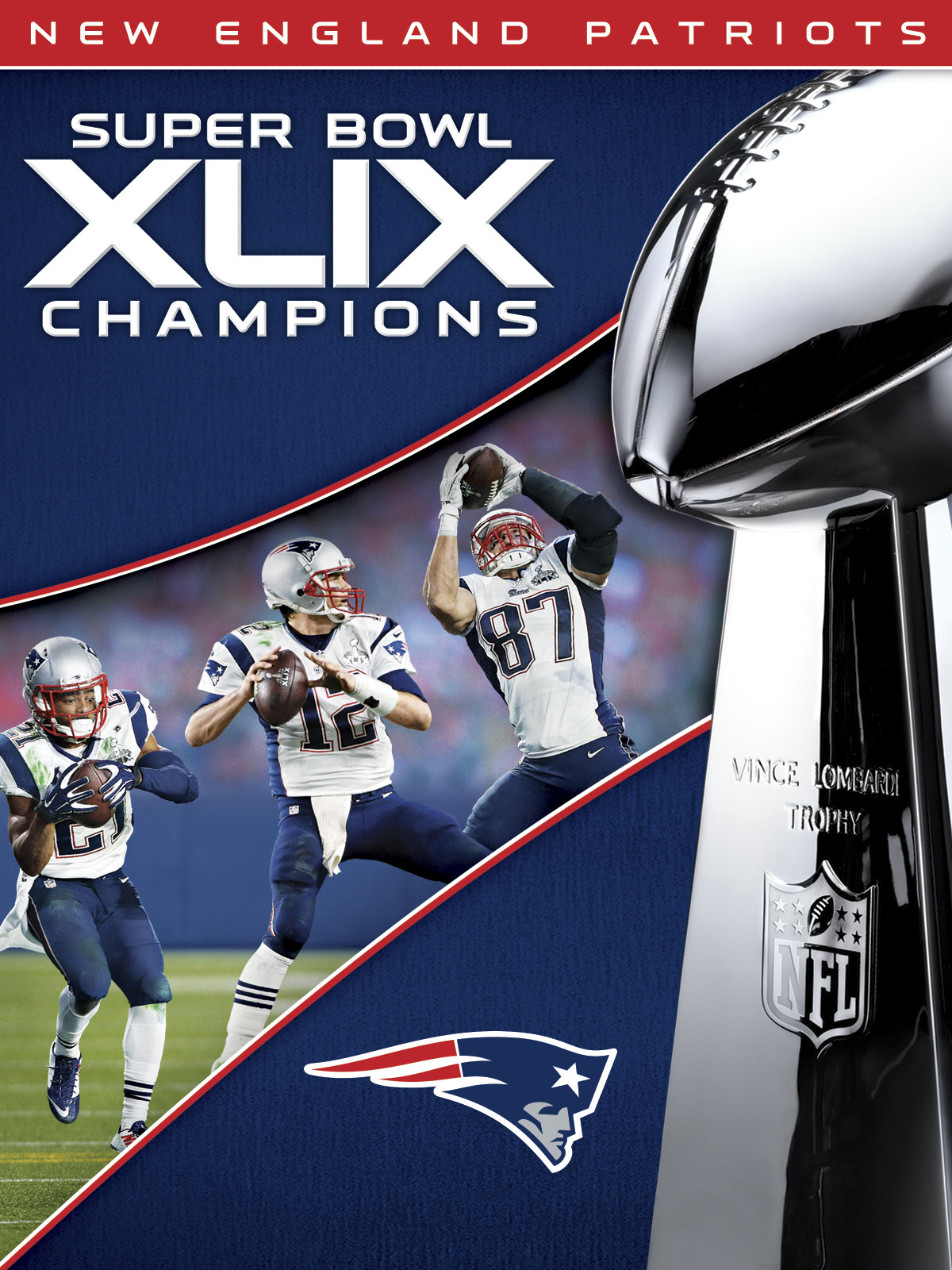 Prime Video NFL Super Bowl XLIX Champions New England Patriots