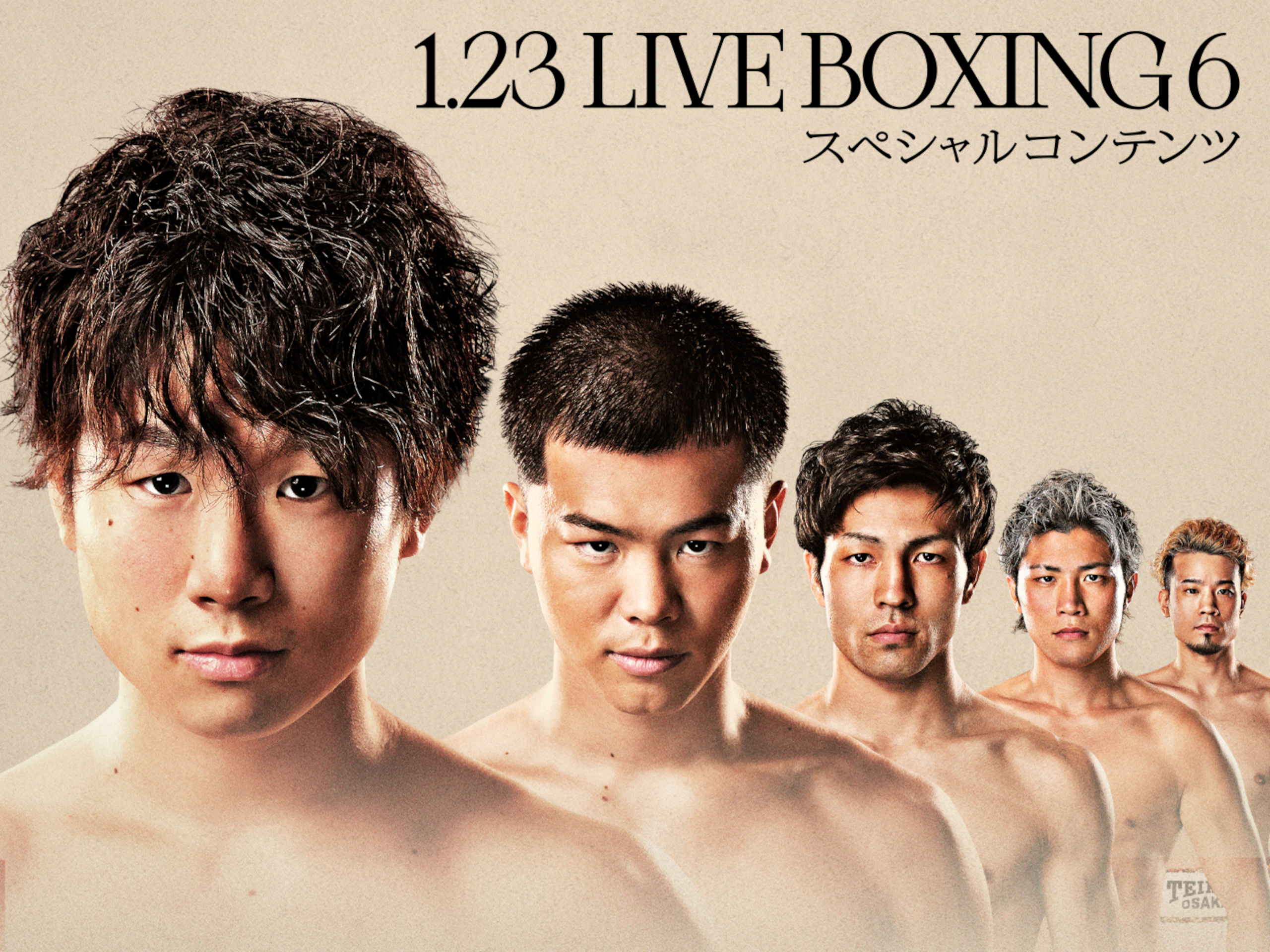 LIVE BOXING 6 公式 パンフレット / 寺地拳四朗 ポスター ポスター😊