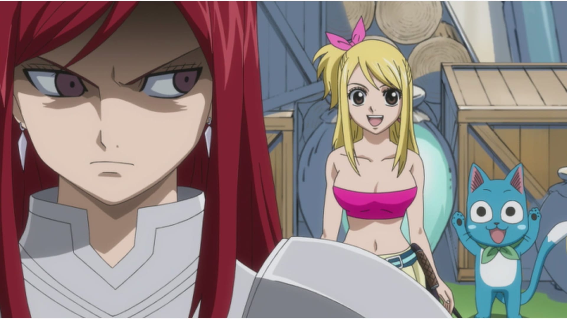 Fairy Tail filmidagi Elza yalangoch holda