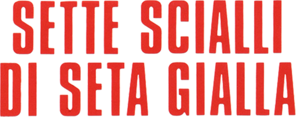 Sette scialli di seta gialla