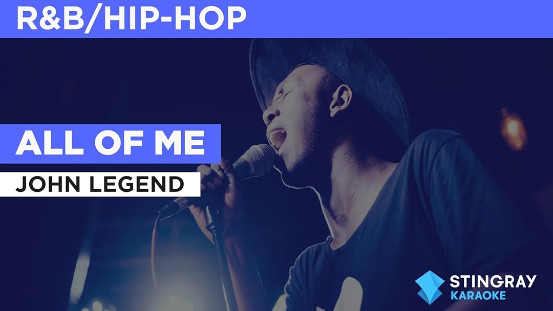 All Of Me in the Style of John Legend