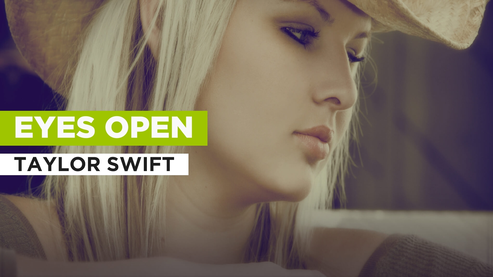 Eyes Open Taylor Swift Album Cover