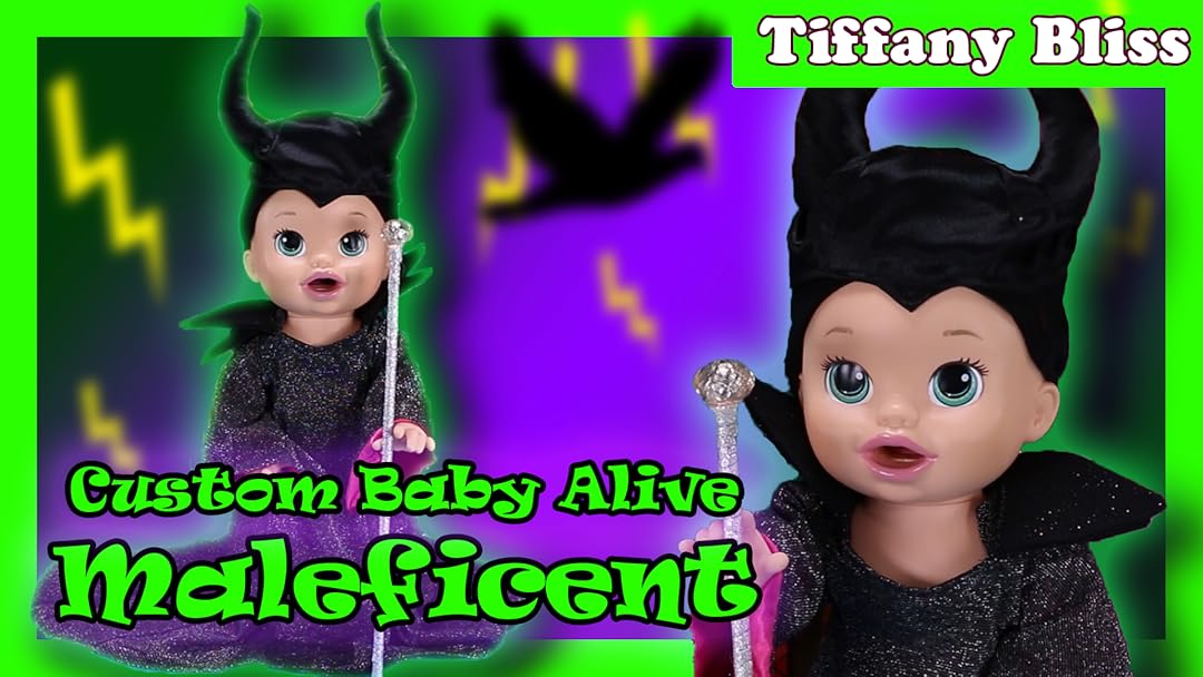 Amazon.co.jp Maleficent Custom Sleeping Beauty Baby Alive Eats Play