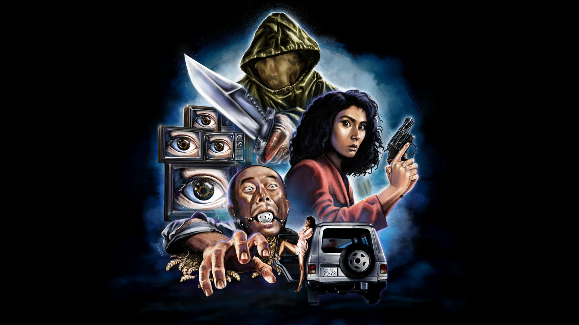 デストラップ　DEATHTRAP USオリジナル映画ポスター Amazon.com: Deathtrap Movie Poster Print (27 x 40): Posters