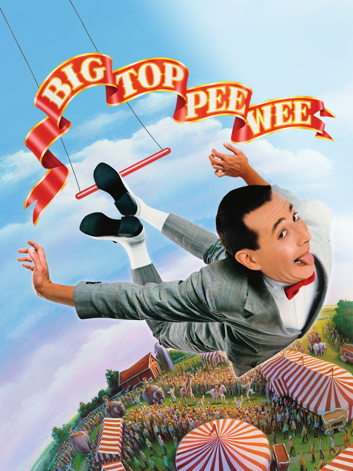 Pee-wee Herman ピーウィーハーマン　90's ロンT Prime Video: Big Top Pee-Wee
