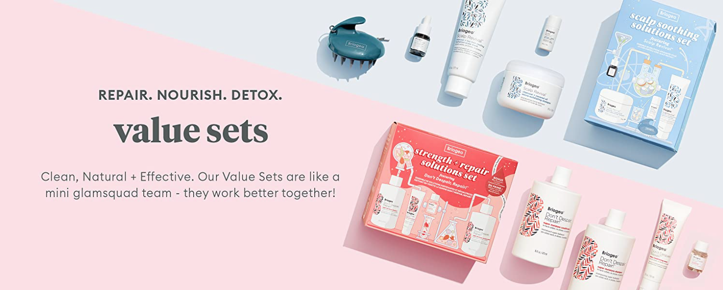 Amazon.co.uk Briogeo Save with Value Sets