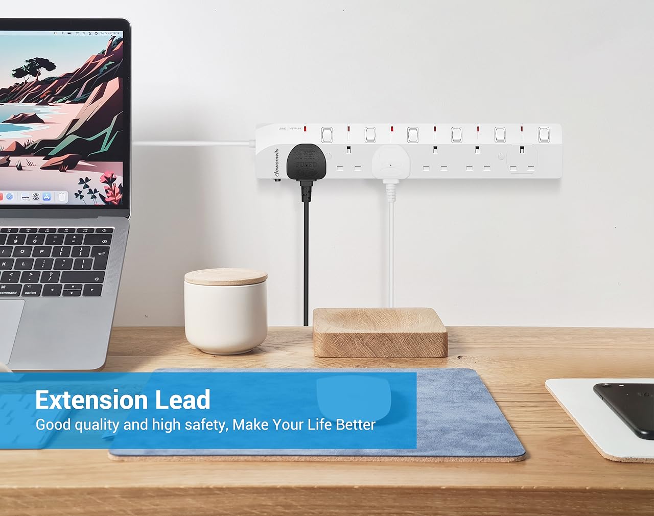 Amazon.co.uk Dewenwils EXTENSION LEAD