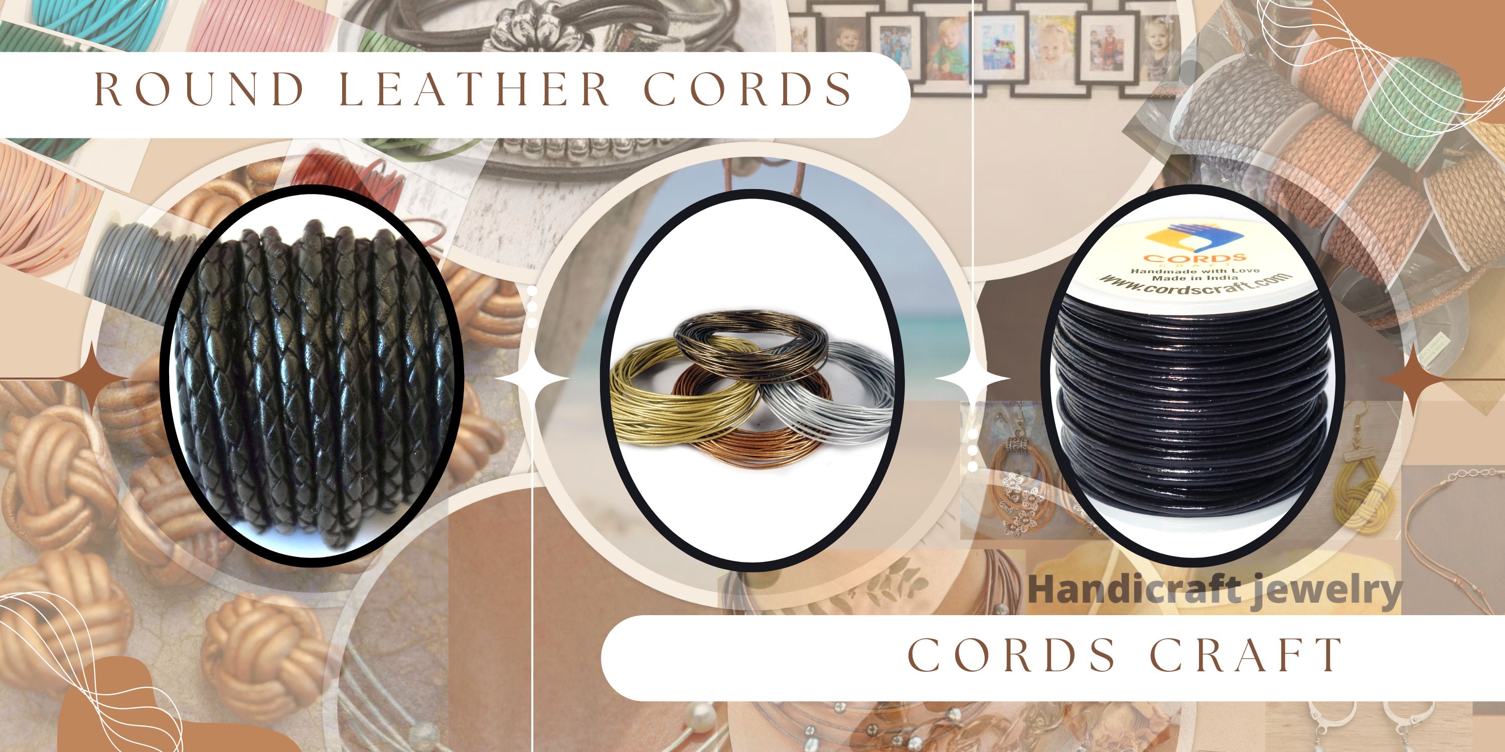 Amazon.in Cords Craft Round Leather Cords
