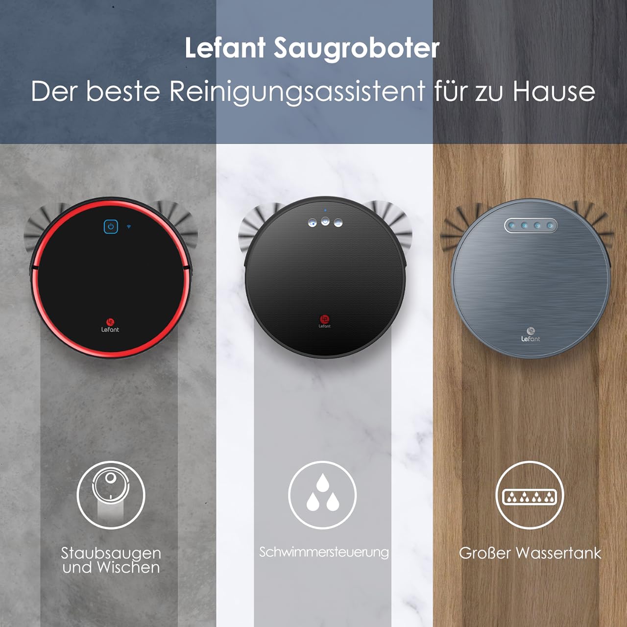 Amazon.de Lefant ROBOT VACUUM CLEANER WITH WIPING FUNCTION
