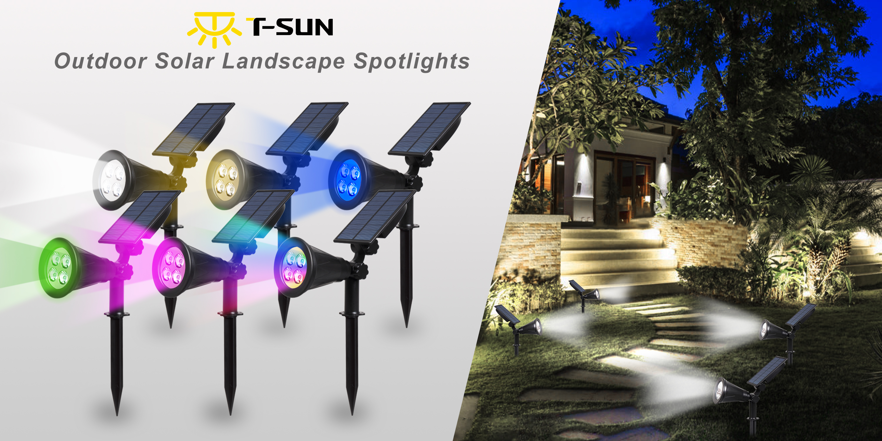 Amazon.co.uk TSUN SOLAR LANDSCAPE SPOTLIGHTS